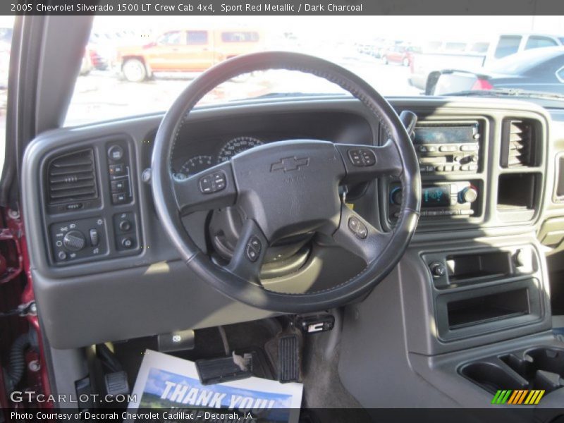 Sport Red Metallic / Dark Charcoal 2005 Chevrolet Silverado 1500 LT Crew Cab 4x4