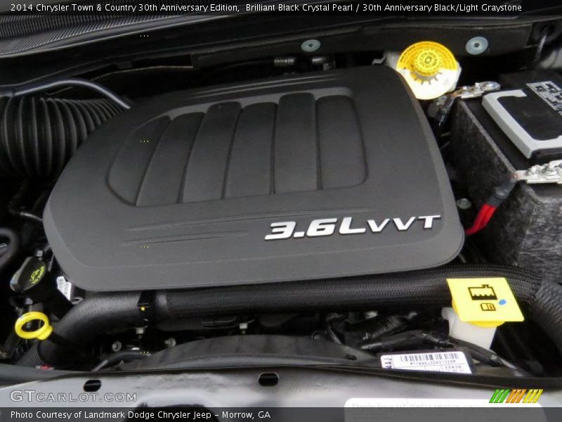 Brilliant Black Crystal Pearl / 30th Anniversary Black/Light Graystone 2014 Chrysler Town & Country 30th Anniversary Edition