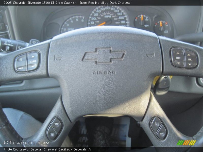 Sport Red Metallic / Dark Charcoal 2005 Chevrolet Silverado 1500 LT Crew Cab 4x4