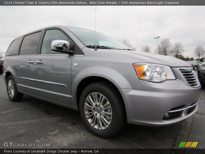 Billet Silver Metallic / 30th Anniversary Black/Light Graystone 2014 Chrysler Town & Country 30th Anniversary Edition