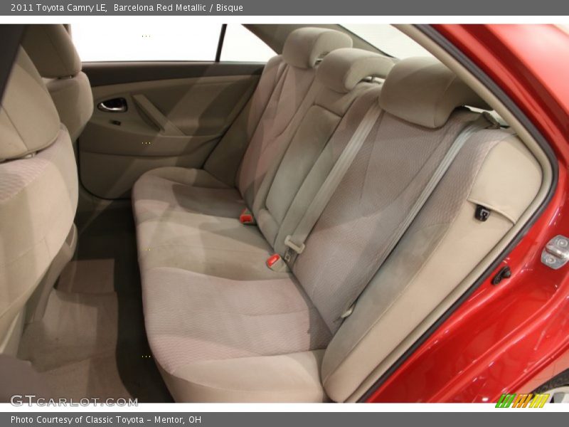 Barcelona Red Metallic / Bisque 2011 Toyota Camry LE