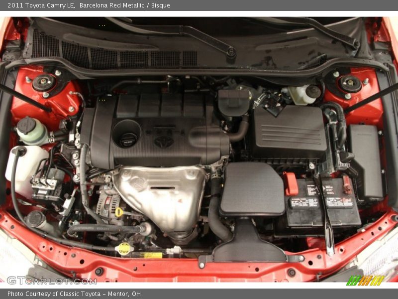 Barcelona Red Metallic / Bisque 2011 Toyota Camry LE