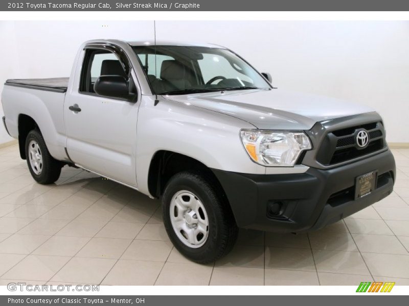 Silver Streak Mica / Graphite 2012 Toyota Tacoma Regular Cab