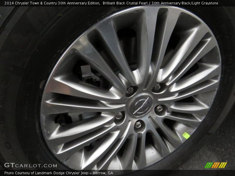 Brilliant Black Crystal Pearl / 30th Anniversary Black/Light Graystone 2014 Chrysler Town & Country 30th Anniversary Edition