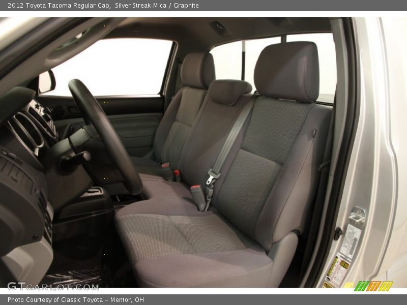 Silver Streak Mica / Graphite 2012 Toyota Tacoma Regular Cab