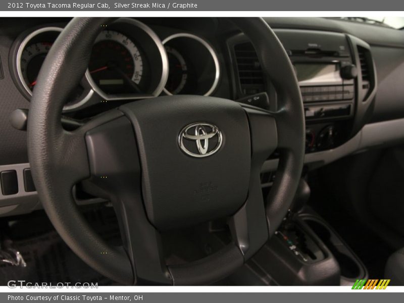 Silver Streak Mica / Graphite 2012 Toyota Tacoma Regular Cab