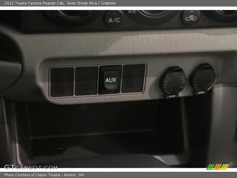 Silver Streak Mica / Graphite 2012 Toyota Tacoma Regular Cab