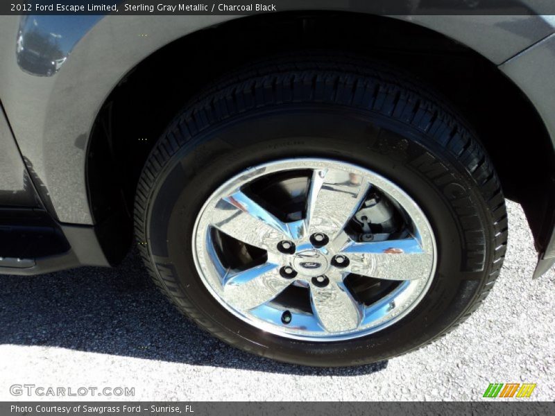 Sterling Gray Metallic / Charcoal Black 2012 Ford Escape Limited