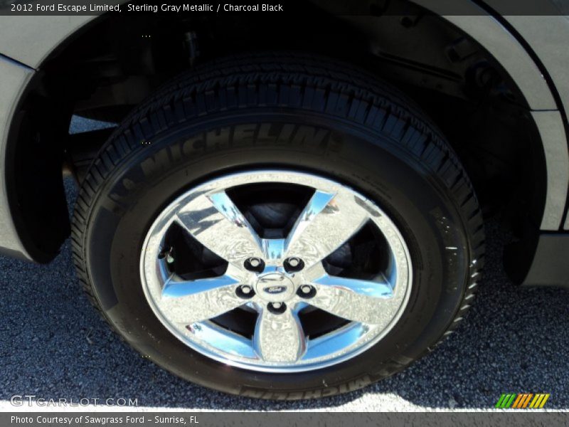 Sterling Gray Metallic / Charcoal Black 2012 Ford Escape Limited