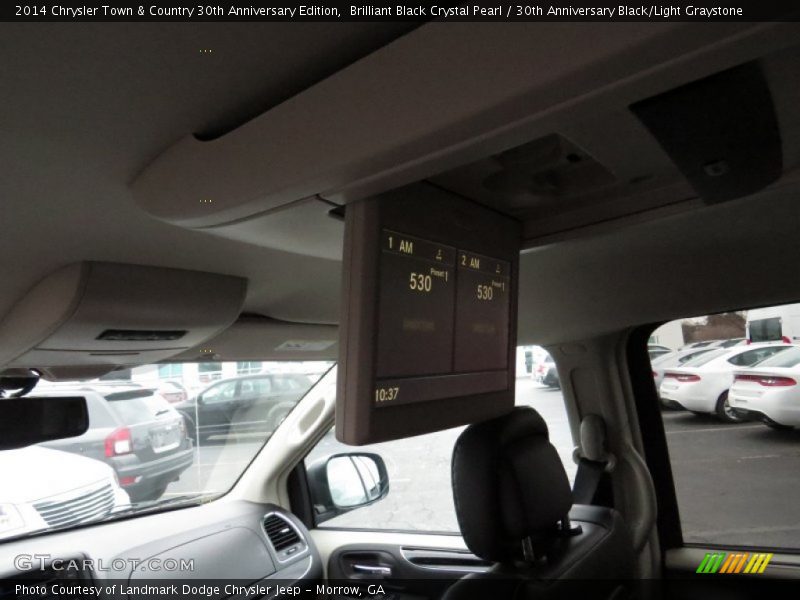 Brilliant Black Crystal Pearl / 30th Anniversary Black/Light Graystone 2014 Chrysler Town & Country 30th Anniversary Edition