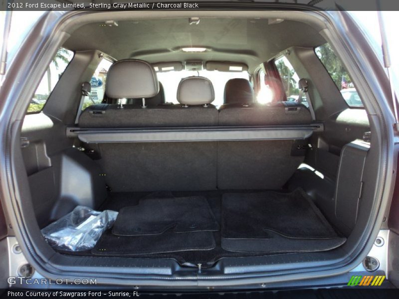 Sterling Gray Metallic / Charcoal Black 2012 Ford Escape Limited