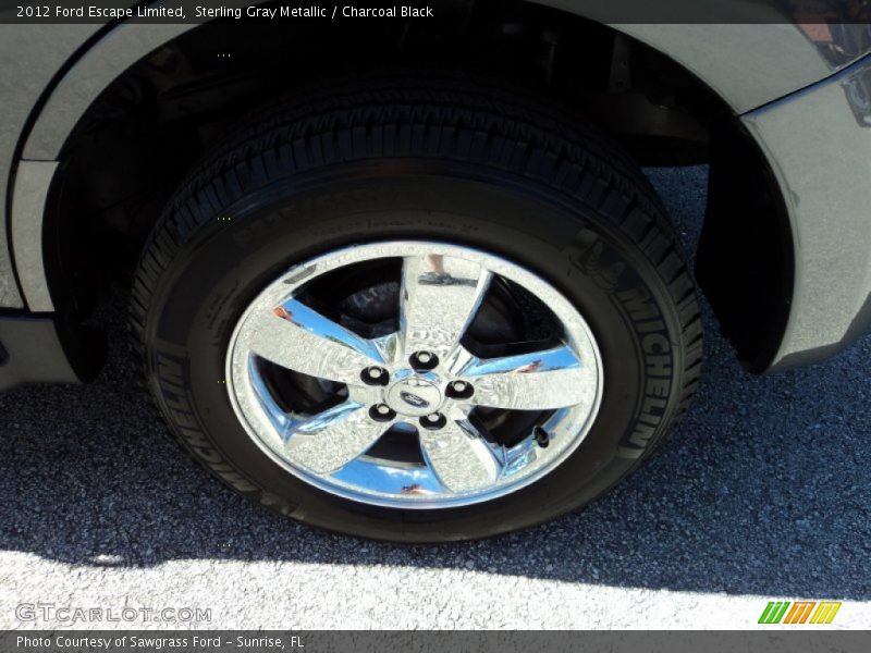 Sterling Gray Metallic / Charcoal Black 2012 Ford Escape Limited