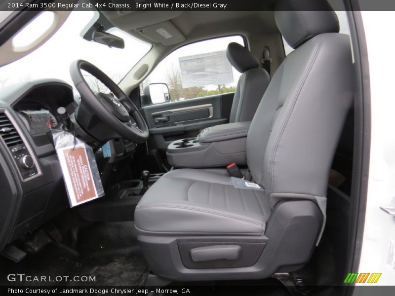 Front Seat of 2014 3500 Regular Cab 4x4 Chassis