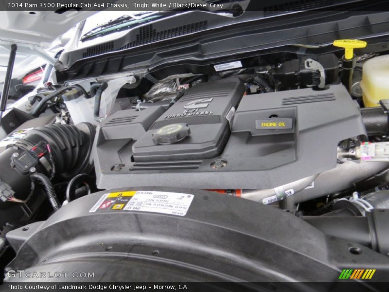  2014 3500 Regular Cab 4x4 Chassis Engine - 6.7 Liter OHV 24-Valve Cummins Turbo-Diesel Inline 6 Cylinder