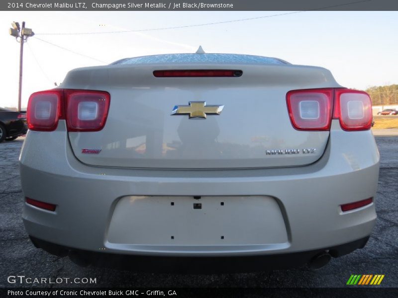 Champagne Silver Metallic / Jet Black/Brownstone 2014 Chevrolet Malibu LTZ