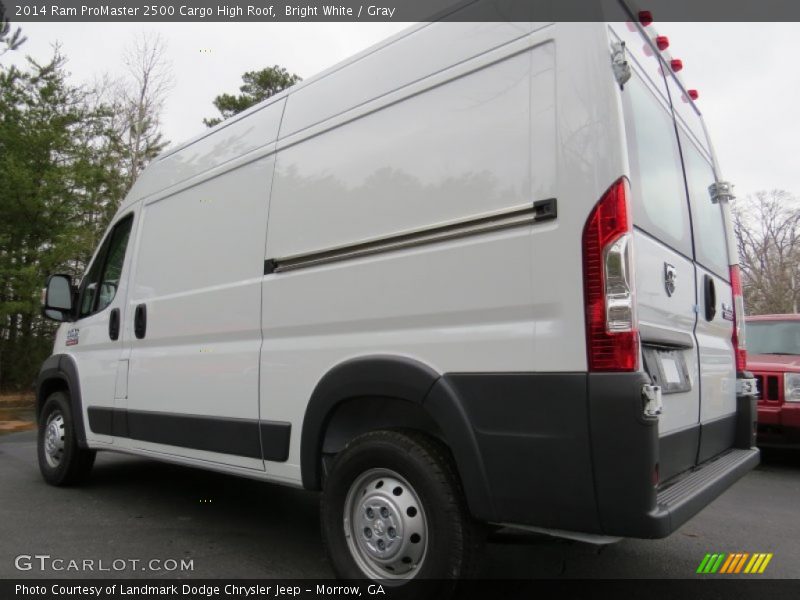 Bright White / Gray 2014 Ram ProMaster 2500 Cargo High Roof