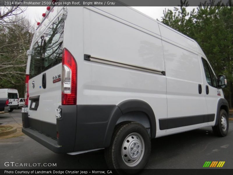 Bright White / Gray 2014 Ram ProMaster 2500 Cargo High Roof