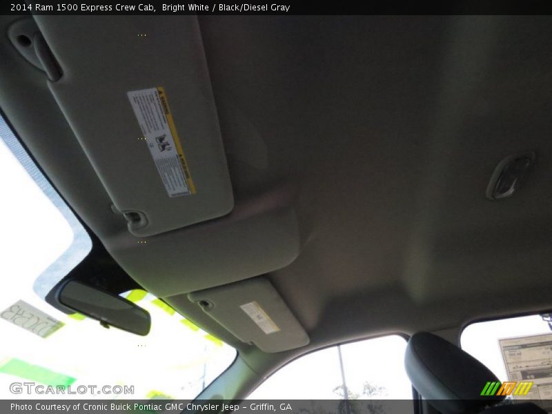 Bright White / Black/Diesel Gray 2014 Ram 1500 Express Crew Cab