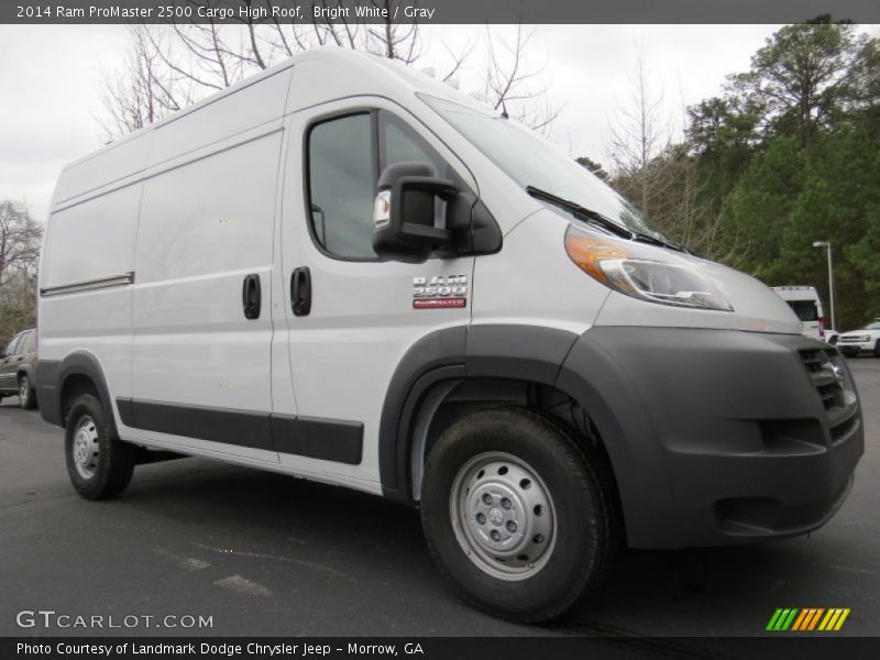 Front 3/4 View of 2014 ProMaster 2500 Cargo High Roof