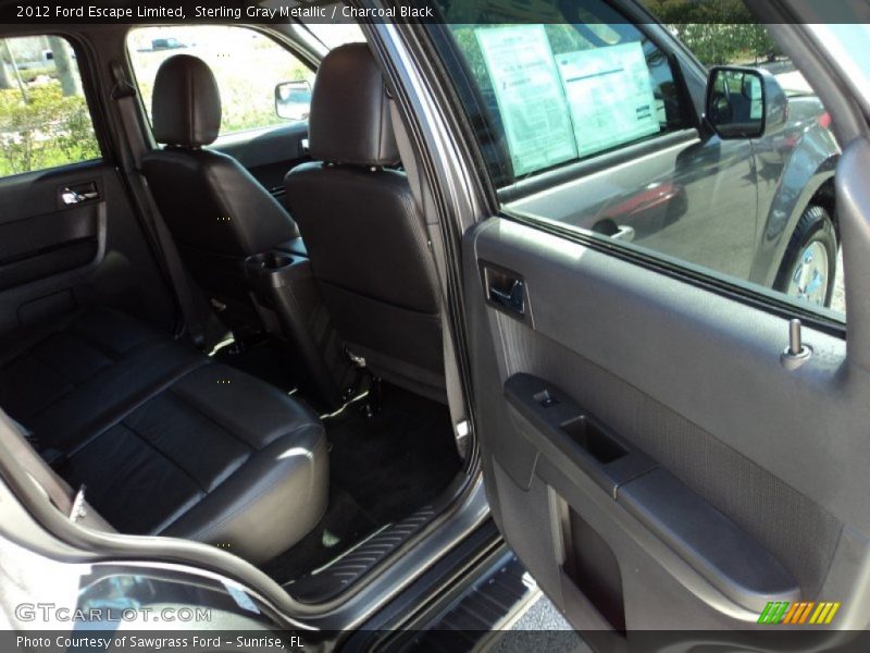 Sterling Gray Metallic / Charcoal Black 2012 Ford Escape Limited
