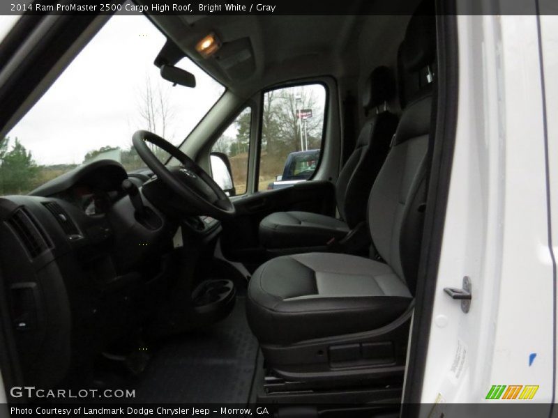 Bright White / Gray 2014 Ram ProMaster 2500 Cargo High Roof