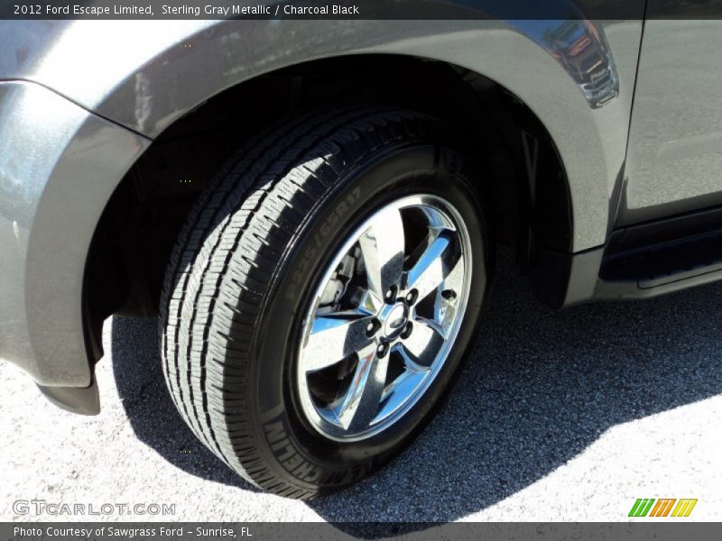 Sterling Gray Metallic / Charcoal Black 2012 Ford Escape Limited