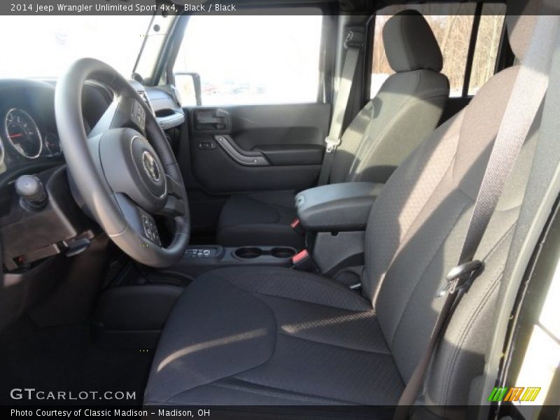 Black / Black 2014 Jeep Wrangler Unlimited Sport 4x4