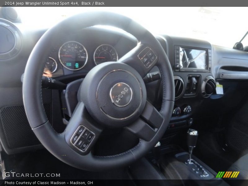 Black / Black 2014 Jeep Wrangler Unlimited Sport 4x4