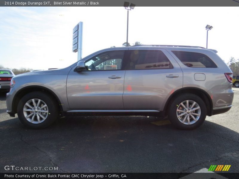 Billet Silver Metallic / Black 2014 Dodge Durango SXT