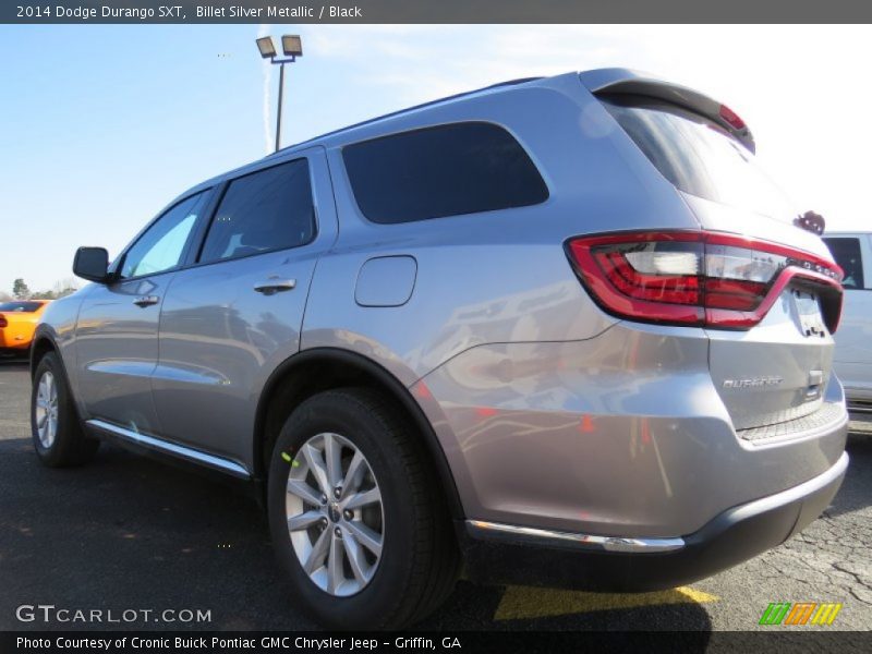 Billet Silver Metallic / Black 2014 Dodge Durango SXT