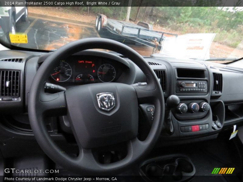 Dashboard of 2014 ProMaster 2500 Cargo High Roof