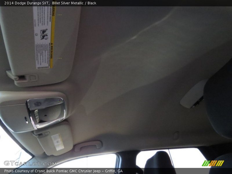 Billet Silver Metallic / Black 2014 Dodge Durango SXT