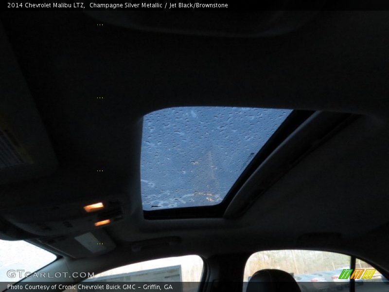 Champagne Silver Metallic / Jet Black/Brownstone 2014 Chevrolet Malibu LTZ