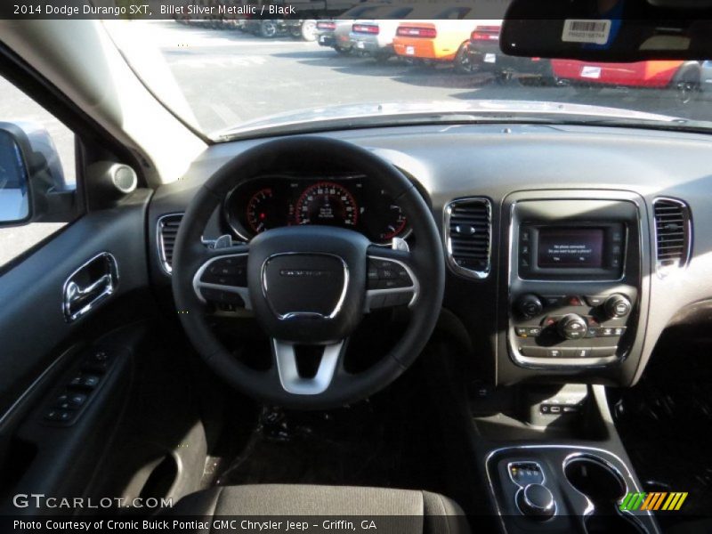 Billet Silver Metallic / Black 2014 Dodge Durango SXT