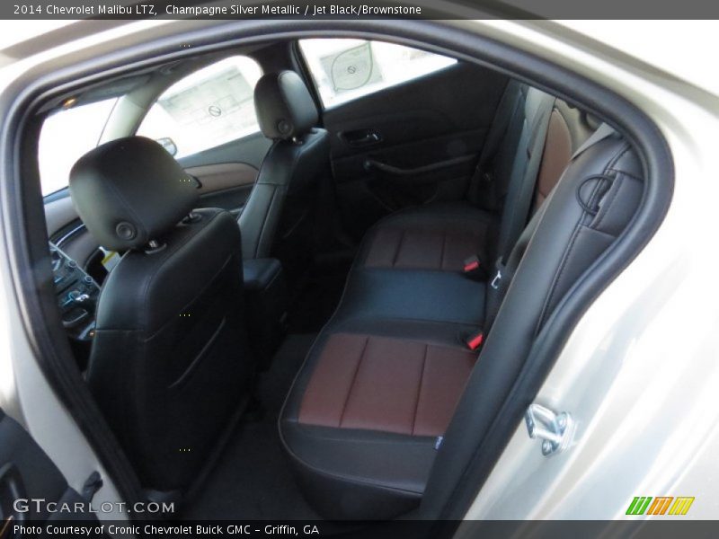 Champagne Silver Metallic / Jet Black/Brownstone 2014 Chevrolet Malibu LTZ