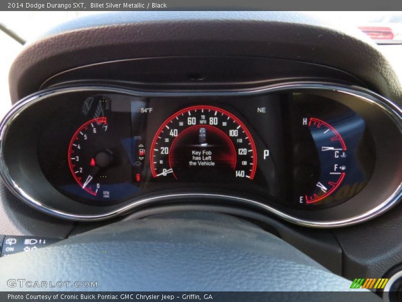 Billet Silver Metallic / Black 2014 Dodge Durango SXT