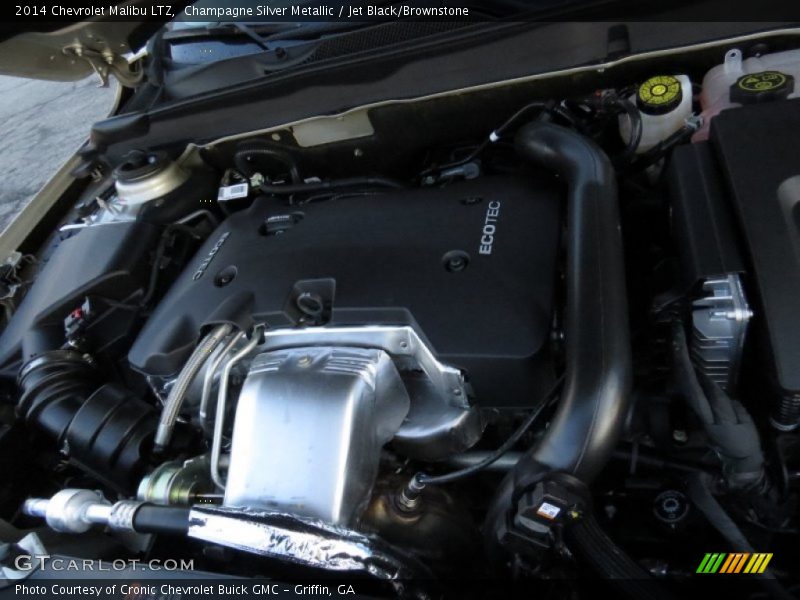 Champagne Silver Metallic / Jet Black/Brownstone 2014 Chevrolet Malibu LTZ
