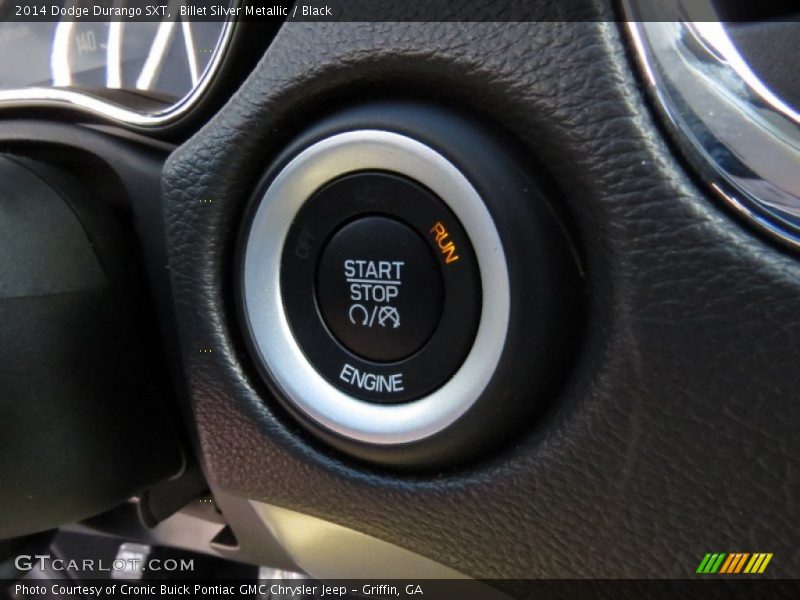 Billet Silver Metallic / Black 2014 Dodge Durango SXT