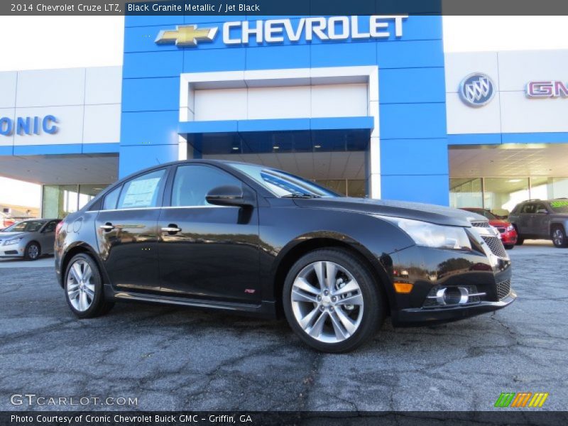 Black Granite Metallic / Jet Black 2014 Chevrolet Cruze LTZ