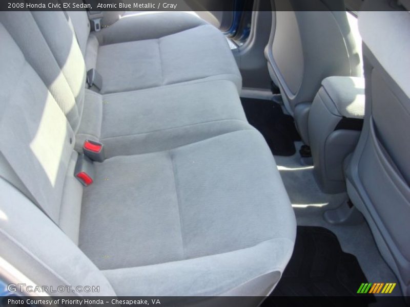 Atomic Blue Metallic / Gray 2008 Honda Civic EX Sedan