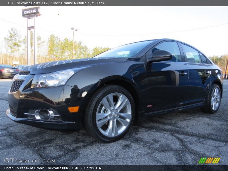 Black Granite Metallic / Jet Black 2014 Chevrolet Cruze LTZ