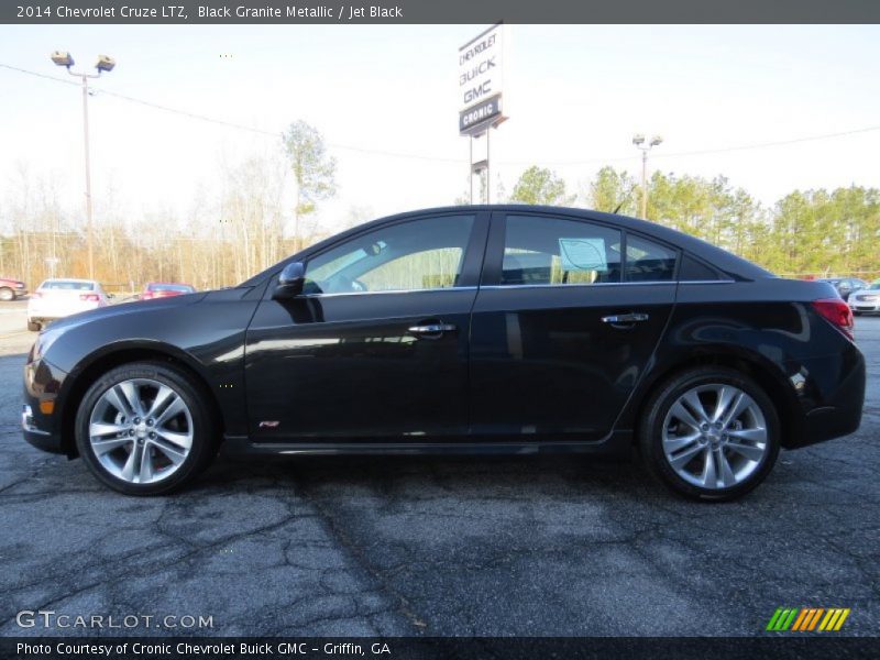 Black Granite Metallic / Jet Black 2014 Chevrolet Cruze LTZ