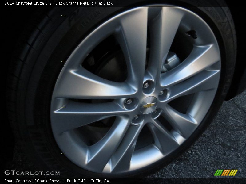 Black Granite Metallic / Jet Black 2014 Chevrolet Cruze LTZ