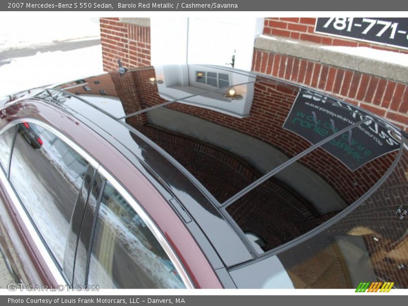 Barolo Red Metallic / Cashmere/Savanna 2007 Mercedes-Benz S 550 Sedan