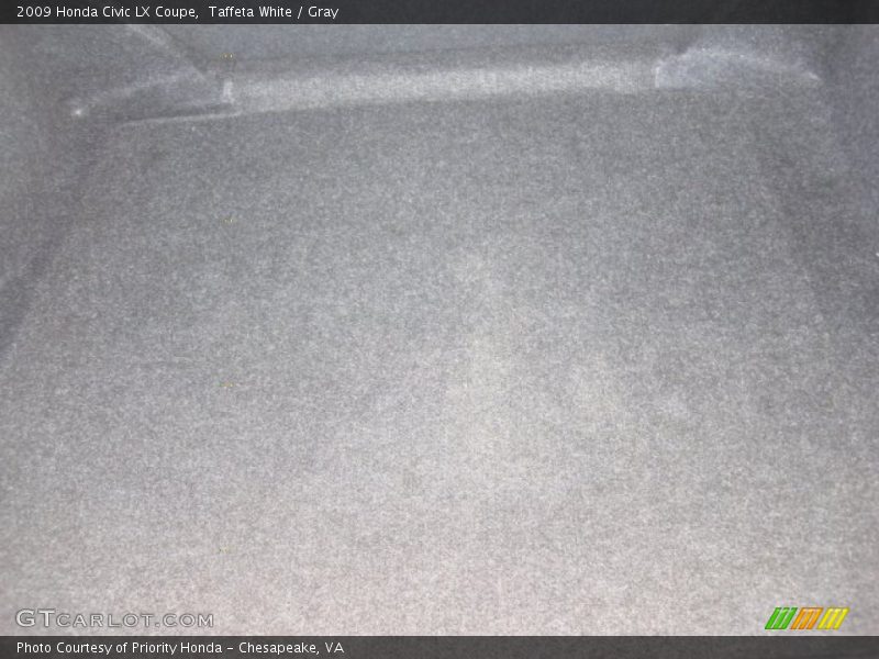 Taffeta White / Gray 2009 Honda Civic LX Coupe