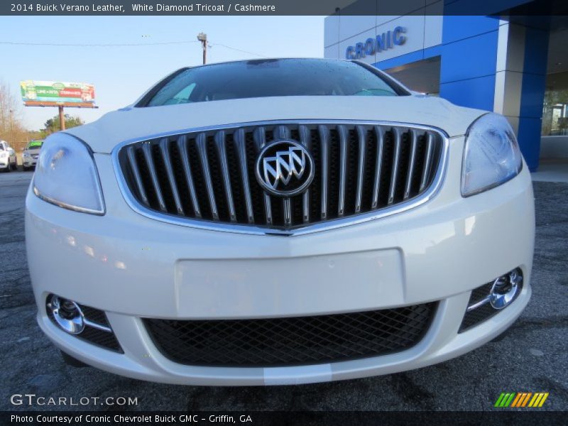 White Diamond Tricoat / Cashmere 2014 Buick Verano Leather