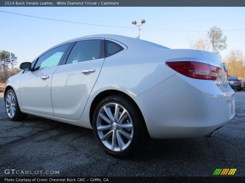 White Diamond Tricoat / Cashmere 2014 Buick Verano Leather