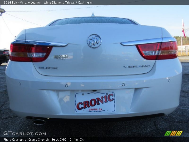 White Diamond Tricoat / Cashmere 2014 Buick Verano Leather