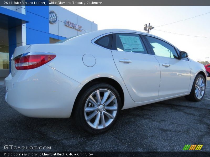 White Diamond Tricoat / Cashmere 2014 Buick Verano Leather