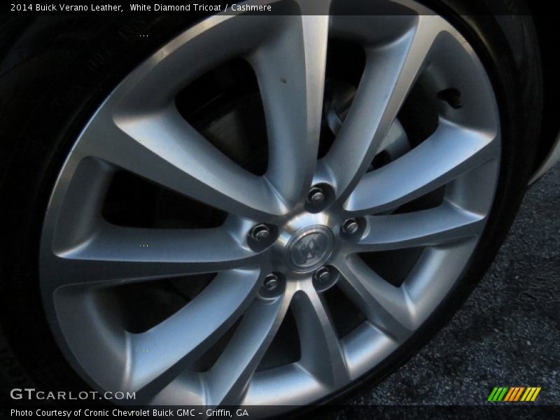 White Diamond Tricoat / Cashmere 2014 Buick Verano Leather